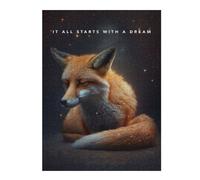 Puzzle en Bois It All Starts with A Dream pour Adultes, 500 PCS