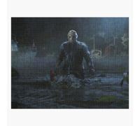 Puzzle en bois Jason Voorhees Vendredi 13 300 pièces 38x26 cm jouet décoration mura