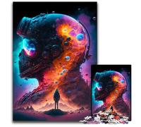 Puzzle en Bois « Je suis Le Cosmos » pour Adultes, 1 000 pièces, activités Amusantes à la Maison, Cadeau d'anniversaire, Cadeau de Voyage, 50x75cm/19,68x29,52 Pouces