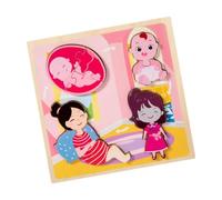 Puzzle en Bois Jeu de Réflexion pour Enfants Jouet d'apprentissage Précoce Planche Éducative Favorise La Résolution de Problèmes Adapté Pou, Femmes