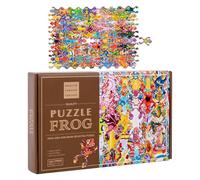 Puzzle en bois - Jouet éducatif en bois - Jeu d'attribution animale, pour la détection de la petite enfance, l'interaction parent-enfant, pour la maternelle, les voyages, la maison, le jardin, la