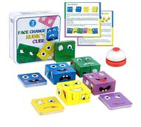 Puzzle en bois, jouet sensoriel, cube magique coloré, jouet éducatif pour enfants à partir de 3 ans, jouet d'interaction en bois pour enfants à partir de 3 ans (clochette à clipser)