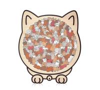 Puzzle en bois - Kit de conception de chats de 135 pièces, activités complexes d'entrainement du cerveau, ornement décoratif créatif | étagère pour la maison, la famille, les amis, l'intérieur, les