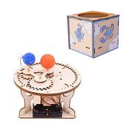 Puzzle en bois - Kit de construction sûr - Bâtiment jouet - Modèles mécaniques - Expérience scientifique - Modèle - Système solaire - Science - Bois scientifique - Air et