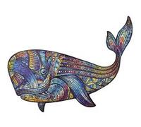 Puzzle en bois - La Baleine Bleue - Coffret bois - Creatifwood