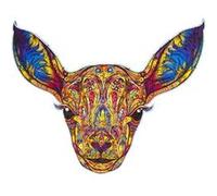 Puzzle en bois - La Biche Frétillante - Boite en carton - Creatifwood G