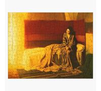 Puzzle en bois L'Annonciation de Henry Ossawa Tanner (1898) 300 pièces 38x26 cm jouet décoration mura