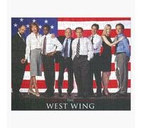 Puzzle en bois Le casting de The West Wing 300 pièces 38x26 cm jouet décoration mura
