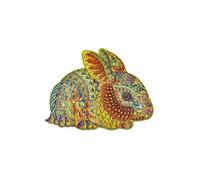 Puzzle en bois - Le Doux Lapin - Coffret bois - Creatifwood