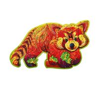 Puzzle en bois - Le Panda Roux - 104 éléments - Puzzle en bois Creatifwood