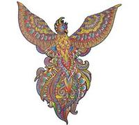 Puzzle en bois - Le Phénix Flamboyant - Creatifwood G