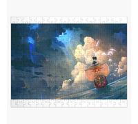 Puzzle En Bois Le Soleil Dans Le Nouveau Monde 300 Pièces 38x26 Cm Jouet Décoration Mura