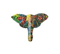 Puzzle en bois - L’éléphant Aquarelle - Creatifwood