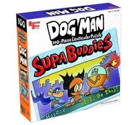 Puzzle En Bois Lenticulaire Dog Man Supa Buddies De 100 Pièces