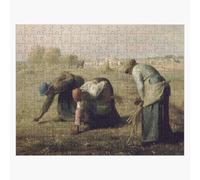 Puzzle en bois Les Glaneuses de Jean-François Millet 300 pièces 38x26 cm jouet décoration mur