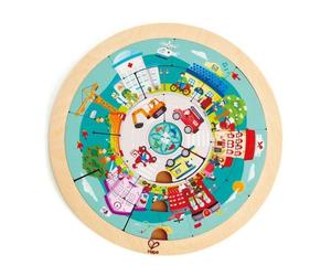 Puzzle en bois Les métiers 20 pièces recto-verso Hape®