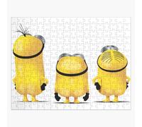 Puzzle en bois Les Minions - Kevin, Bob, Stuart (intégral) 300 pièces 38x26 cm jouet décoration mur
