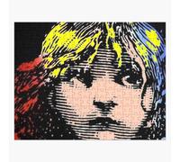 Puzzle en bois LES MISÉRABLES : Impression publicitaire colorisée restaurée 300 pièces 38x26 cm jouet décoration m