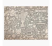 Puzzle En Bois Les Tombeaux D'hiver - Un Immense Complexe De Donjons Par Dyson Logos 300 Pièces 38x26 Cm Jouet Décoration Mura