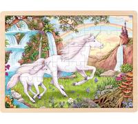 Puzzle en bois Licorne 48 pièces Goki