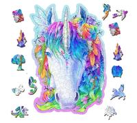 Puzzle en bois licorne élégante 150 pc