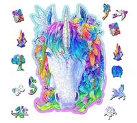 Puzzle bois - wooden city - licorne m (150 pcs) G