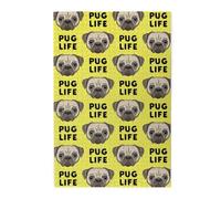 Puzzle en Bois Life Pug Face pour Adultes, 1000 pièces