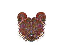 Puzzle en bois - L'Ours Gourmand - Coffret bois - Creatifwood