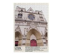 Puzzle en Bois Lyon France pour Adultes, 300 PCS