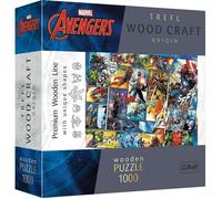 Puzzle en bois Marvel Comic Universe - TREFL - 1000 pièces - Pour enfant à partir de 3 ans