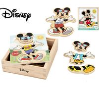 Puzzle en bois Mickey Mouse "Habiller Mickey"