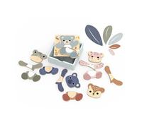 Puzzle en bois Mix et Match Aniamux - 15 pièces