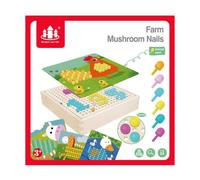 Puzzle En Bois Montessori Créatif, Puzzle En Forme De Champignon, Blocs De Vissage, Éducation Des Bébés, Exercice D'intelligence, Bricolage Pour Enfants