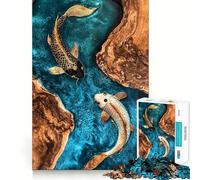 Puzzle en Bois Nature's Balance 1000 pièces pour Adultes, Jeu de réflexion et de Concentration, Divertissement Silencieux, Bords serrés, Cadeau de Noël (50x75cm)