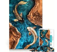 Puzzle en Bois Nature's Balance pour Adultes, 1000 pièces, Jeu d'exercice Mental, détente, Design, Assemblage, Cadeau Exquis (38x26cm)