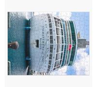 Puzzle en bois Navire de croisière Royal Caribbean Enchantment of the Seas 300 pièces 38x26 cm jouet décoration mur