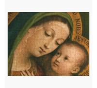 Puzzle en bois Notre-Dame du Bon Conseil 300 pièces 38x26 cm jouet décoration mura