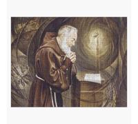Puzzle en bois Padre Pio 300 pièces 38x26 cm jouet décoration mura