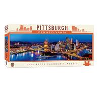 Puzzle En Bois Panoramique De 1000 Pièces Pittsburgh Pennsylvanie 990Mm X 330Mm