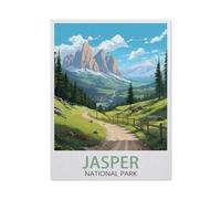 Puzzle en Bois，Parc National de Jasper，Jigsaw Puzzles 1000 Pièces, pour Adulte Et Enfant Jouet Éducatif Peinture Murale Décor À La Maison（75x50cm）-W85