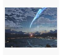 Puzzle en bois Paysage de Kimi No Na Wa 300 pièces 38x26 cm jouet décoration mura