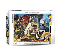 Puzzle En Bois Paysage Méditerranéen Picasso 1000 Pièces 680Mm X 480Mm
