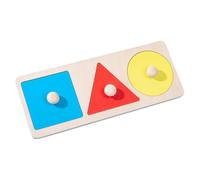 Puzzle en Bois - Planche Multi-Formes, Jouet d'apprentissage Pré | De Société Assorti De Formes Colorées, De Correspondance Éducatif De Puzzles Pour Tout-petits, Activité De Développem