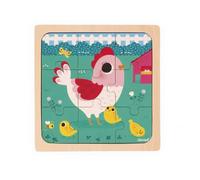 Puzzle en Bois Poulette Henriette - Amusement et Éducation