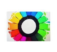 Puzzle en bois pour adulte Cercles de crayons colorés 1000 pièces pour un festin visuel parfait ! 1000 pièces