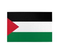 Puzzle en bois pour adulte Drapeau de l'État de Palestine 1000 pièces pour un festin visuel parfait 1000 pièces