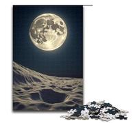 Puzzle en Bois pour Adultes 1000 pièces Motif Lune Dragon Sable Famille Jeu éducatif défi 1000 pièces (75 x 50 cm)