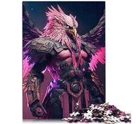 Puzzle en Bois pour Adultes, 1000 pièces, Oiseau du Ciel Rose, Cadeaux, Puzzle Impossible, 50x75cm