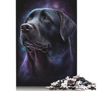 Puzzle en Bois pour Adultes 500 pièces Galaxie Labrador Puzzle Loisirs Jeux créatifs Jouets Puzzles 500 pièces (52x38cm)