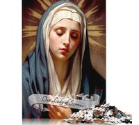 Puzzle en Bois pour Adultes 500 pièces « Notre-Dame des Douleurs » | Puzzle Durable pour Adultes | Jeux 500 pièces (52 x 38 cm)